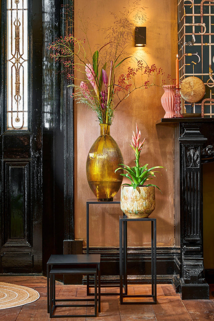 Mica Decorations Firenza Fles Vaas - H59 x Ø29 cm - Oker