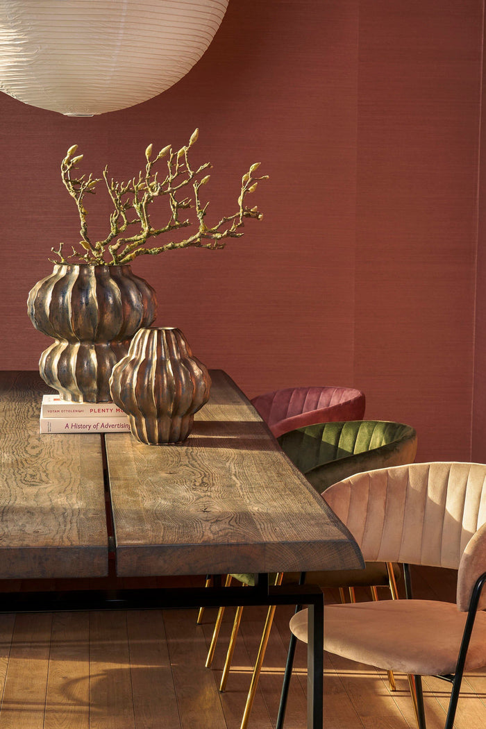 Mica Decorations Altea Vaas - H35 x Ø33 cm - Keramiek - Brons