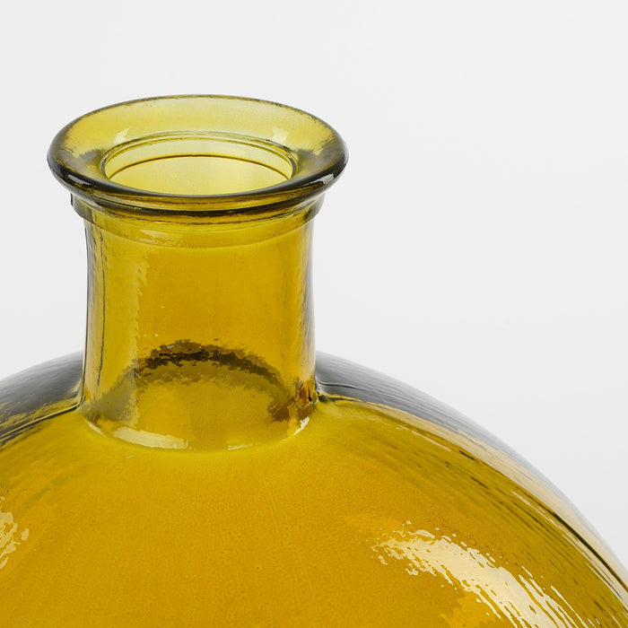 Mica Decorations Firenza Fles Vaas - H42 x Ø34 cm - Oker