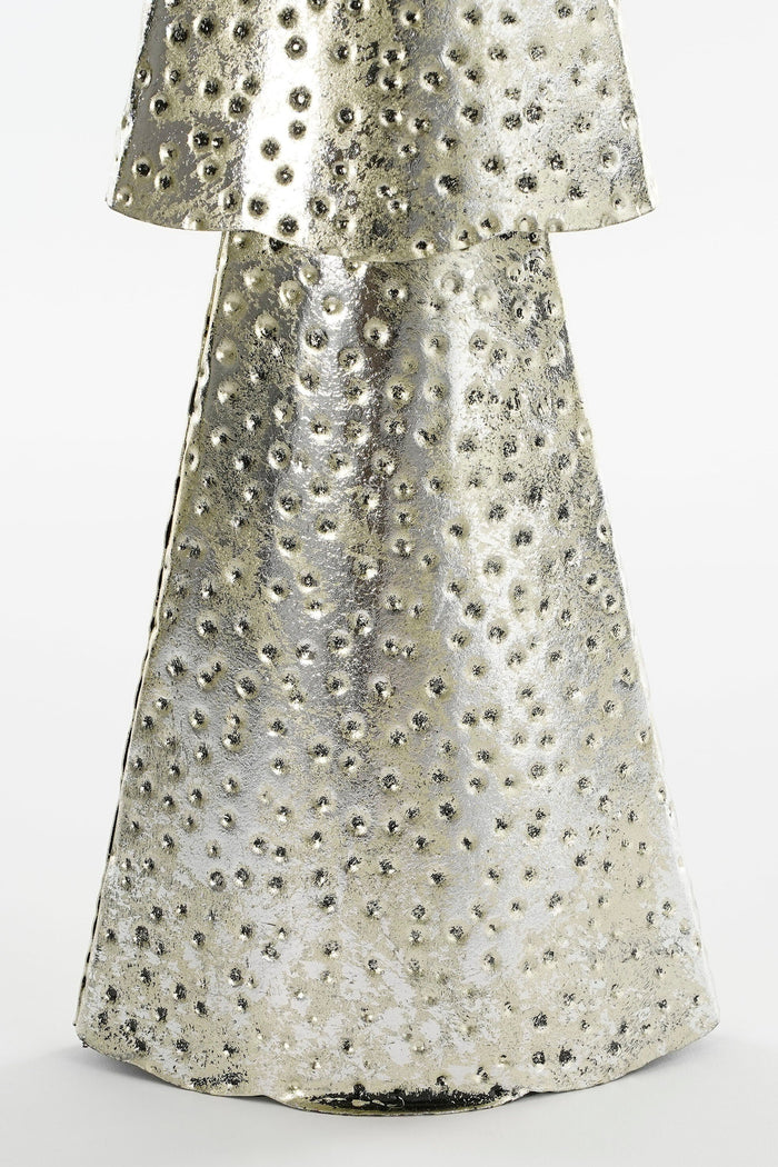 House of Seasons Kerstboom - L14,5 x B8 x H68 cm - Metaal - Zilver