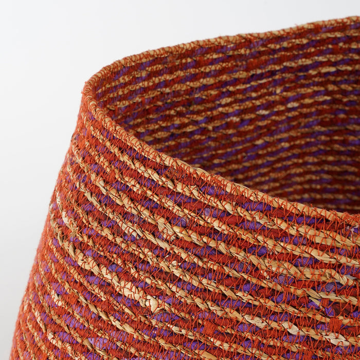 House of Seasons Kerstboomrok - H26 x Ø50 cm - Zeegras - Rood