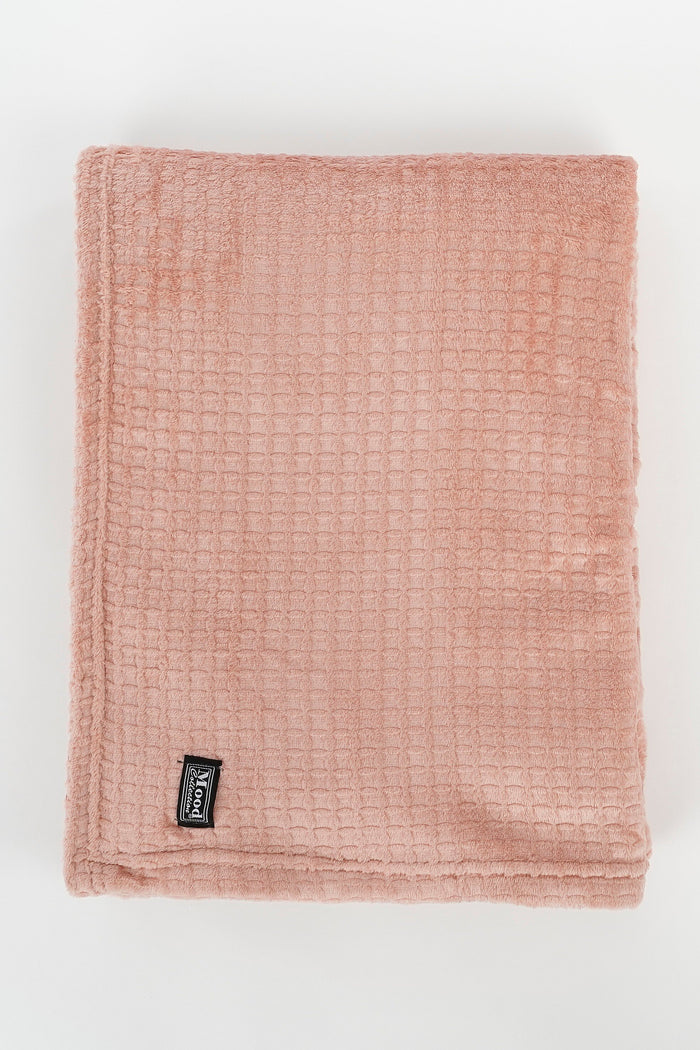 In The Mood Collection Joanne Fleece Deken - L180 x B130 cm - Perzik