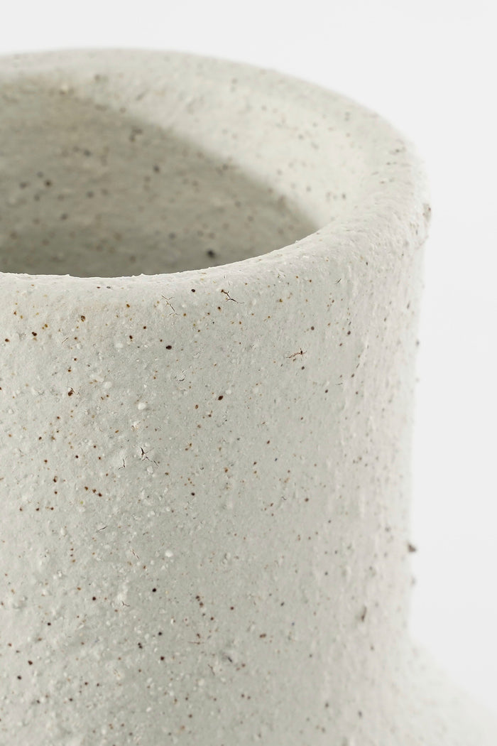 Mica Decorations Lane Kruik - H27 x Ø19 cm - Terracotta - Off White