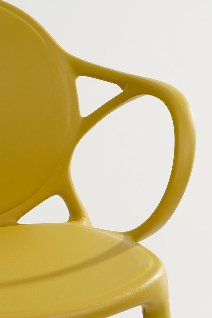 Mica Decorations Nebraska Tuinstoel - Polypropyleen - Oker