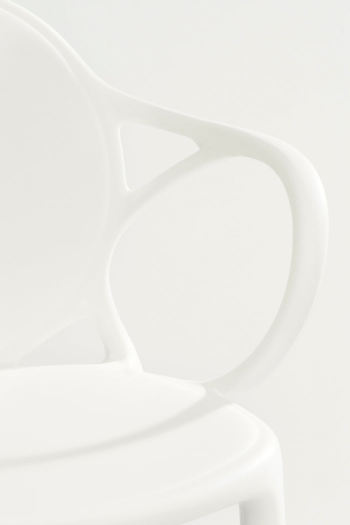 Mica Decorations Nebraska Tuinstoel - Polypropyleen - Wit