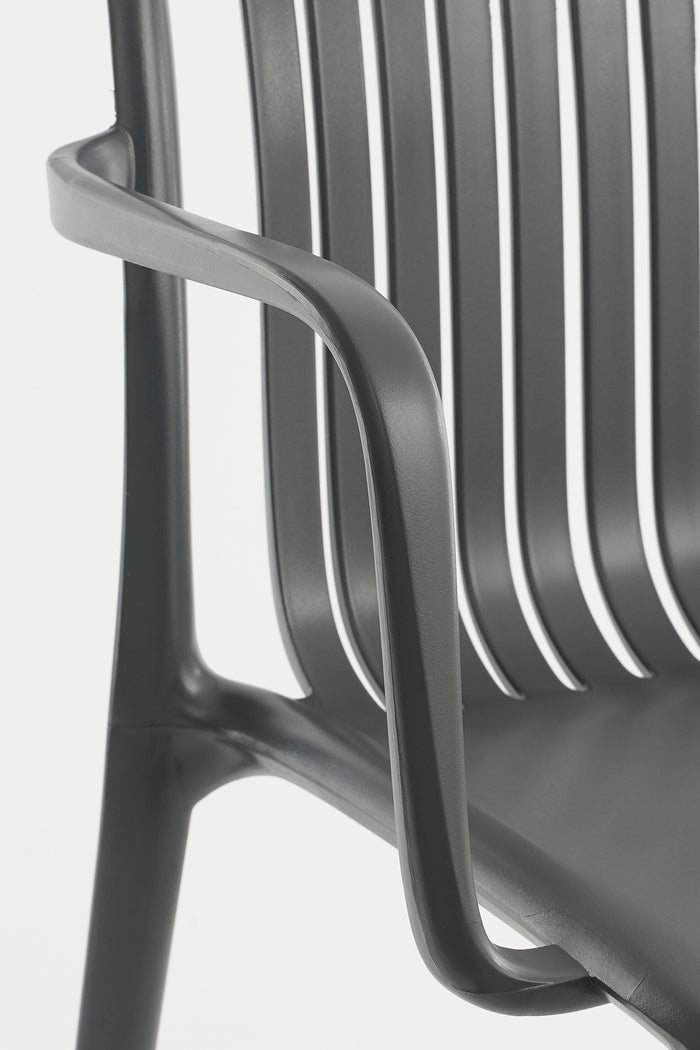 Mica Decorations Paloma Tuinstoel - Polypropyleen - Grijs