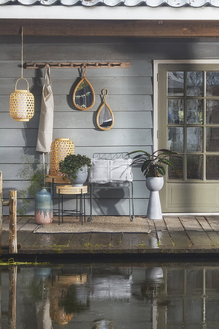 Mica Decorations Leandro Bijzettafel - Set van 2 - H53 cm - Zwart