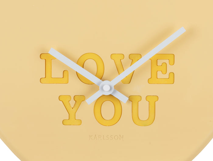 Karlsson - Wall Clock Heart Candy