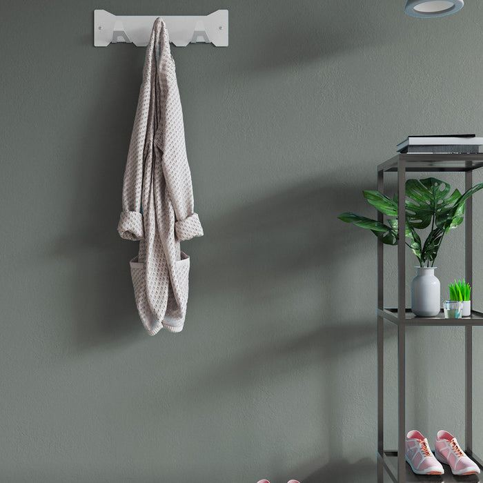 Gorillz Triangle Three - Wandkapstok - 44 x 5,6 x 12 cm - Wit