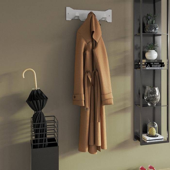 Gorillz Triangle Three - Wandkapstok - 44 x 5,6 x 12 cm - Wit