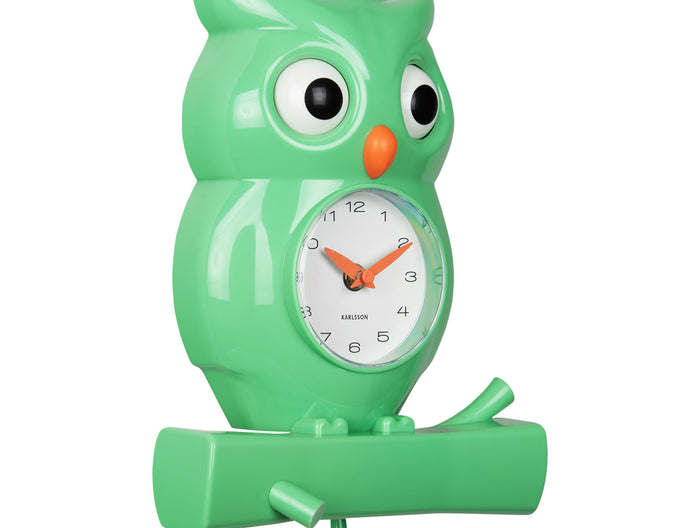 Karlsson - Wall Clock Owl Pendulum