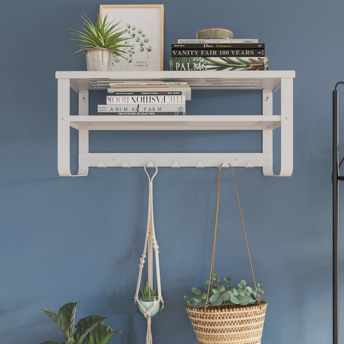 Gorillz Unify Wandkapstok met Hoedenplank en Extra Ruimte