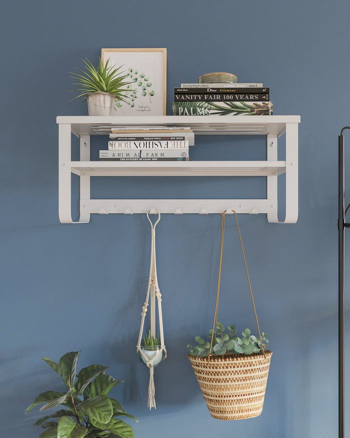 Gorillz Unify Wandkapstok met Hoedenplank en Extra Ruimte