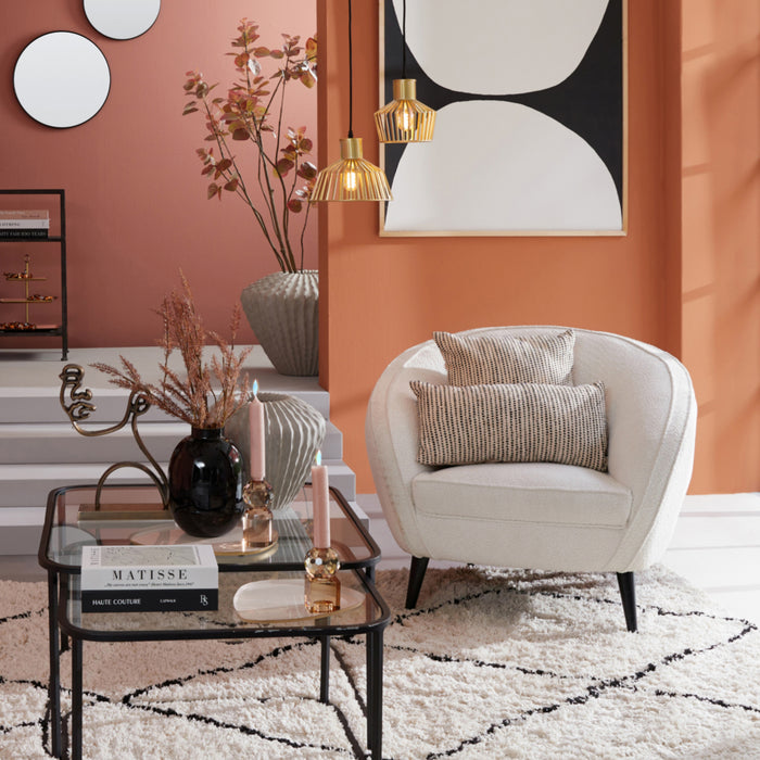 Leitmotiv - Pendant lamp Lignes Cap gold painted