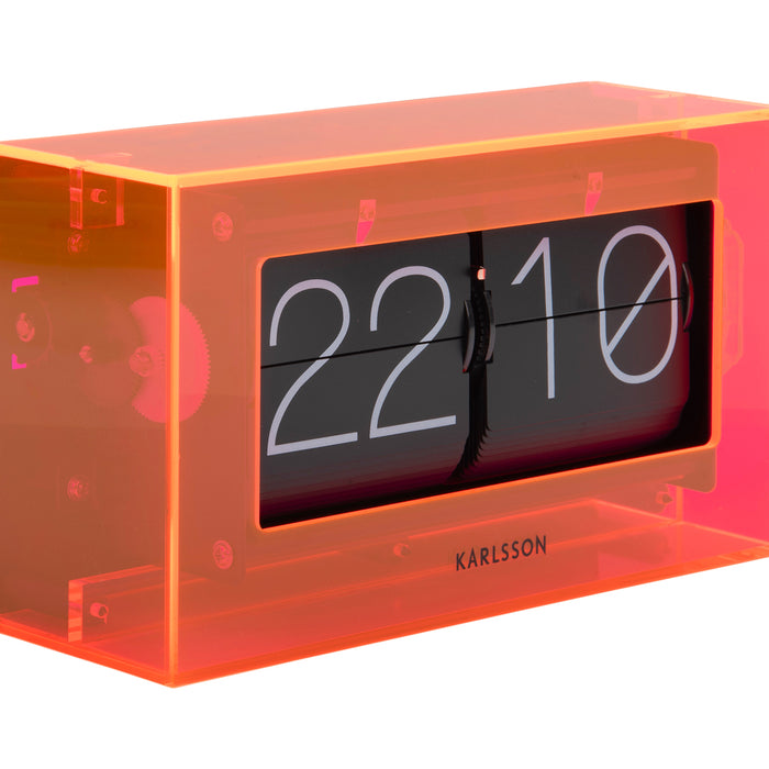 Karlsson - Table clock Boxed Flip