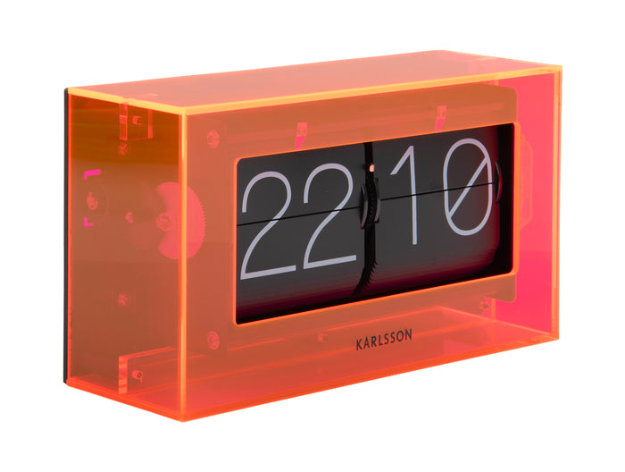 Karlsson - Table clock Boxed Flip