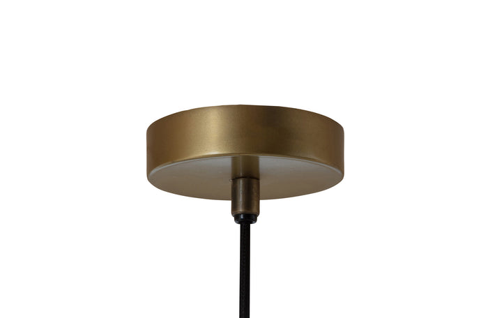 WOOOD Safa Hanglamp Verticaal - Metaal|Glas - Brass - 60x20x20