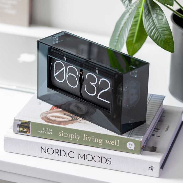 Karlsson - Table clock Boxed Flip