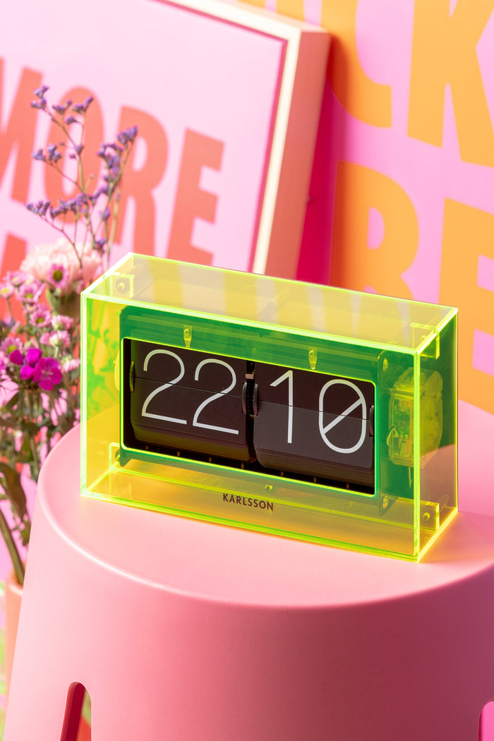 Karlsson - Table clock Boxed Flip