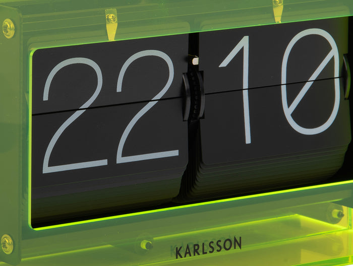 Karlsson - Table clock Boxed Flip