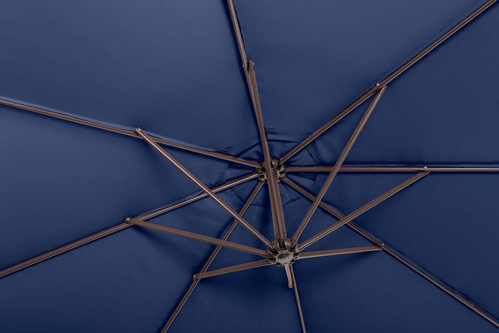 Feel Furniture - Toscano - Banana parasol - Marine Blauw