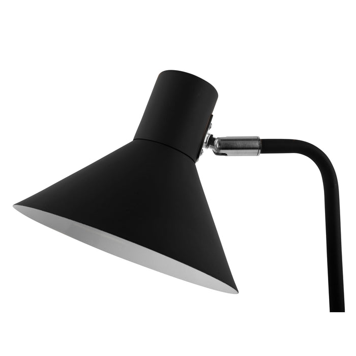 Leitmotiv - Table lamp Office Curved metal black