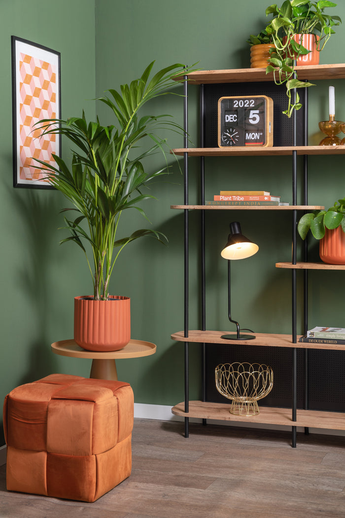 Leitmotiv - Table lamp Office Curved metal black