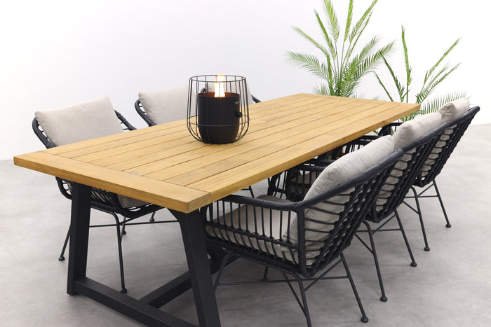 GI Margriet black |Noah tuinset -7-delig