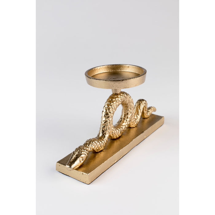 Bold Monkey Keep The Snakes Away blokkaars kandelaar - Goud