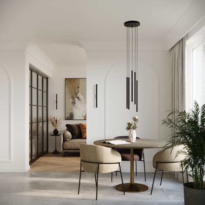 Bussandri Wandlamp modern - Metaal - Zwart