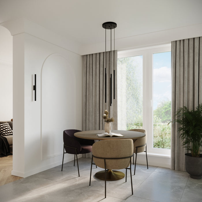 Bussandri Wandlamp modern - Metaal - Zwart