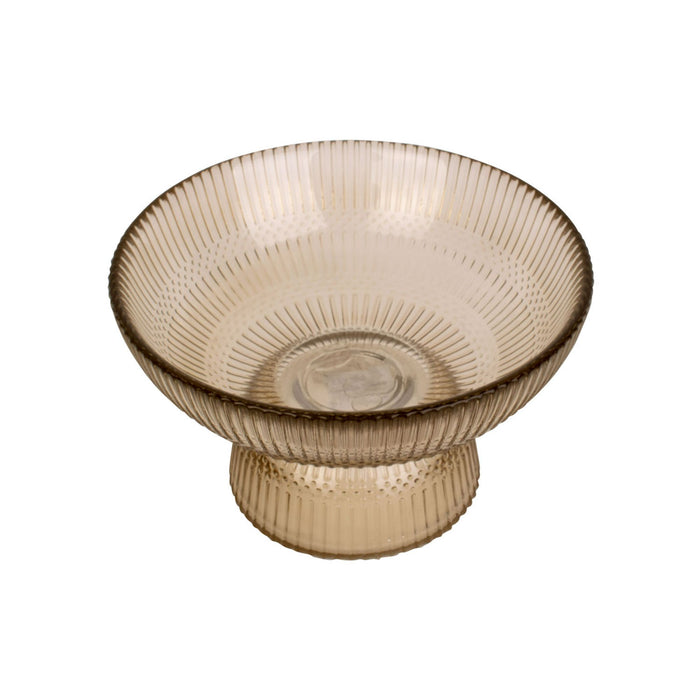 present time - Bowl Posh glass medium sand brown