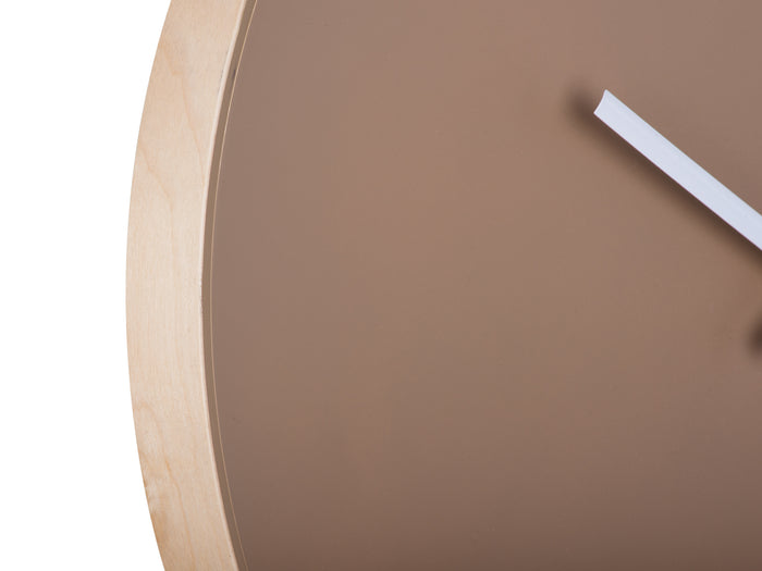 Karlsson - Wandklok Colour Splash - Bruin - Ø31cm