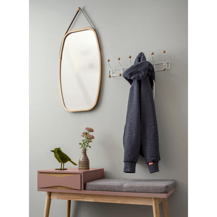 present time - Spiegel Idylllic - Large - Bamboo - Zwart