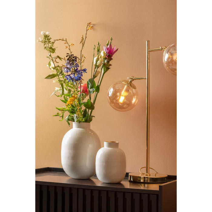 present time - Vaas Mila - Wit - 8x8x28,5cm