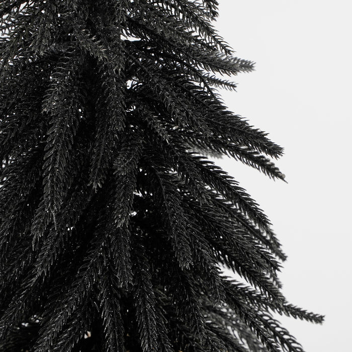 House of Seasons Kunstkerstboom in Jute - H60 x Ø32 cm - Zwart