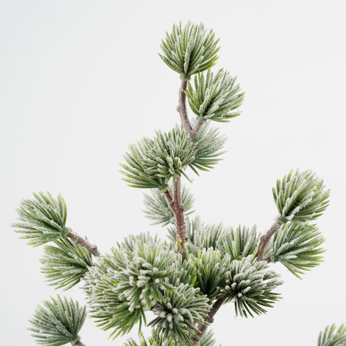 House of Seasons Kunstkerstboom in Jute - H45 x Ø23 cm - Groen Frosted