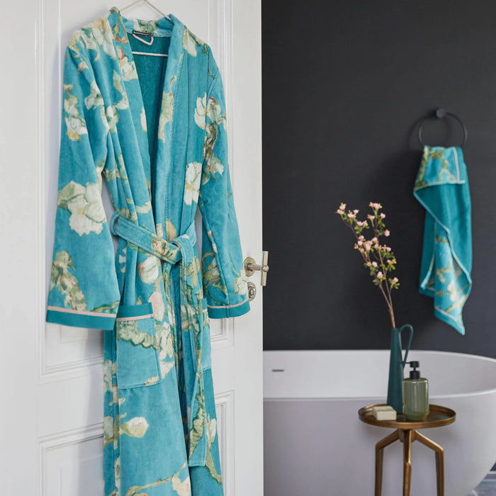 Beddinghouse x Van Gogh Museum Blossom Badjas - Blauw - L