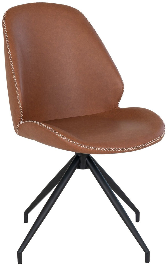 House Nordic Monte Carlo Vintage Bruin Draaistoel set van 2