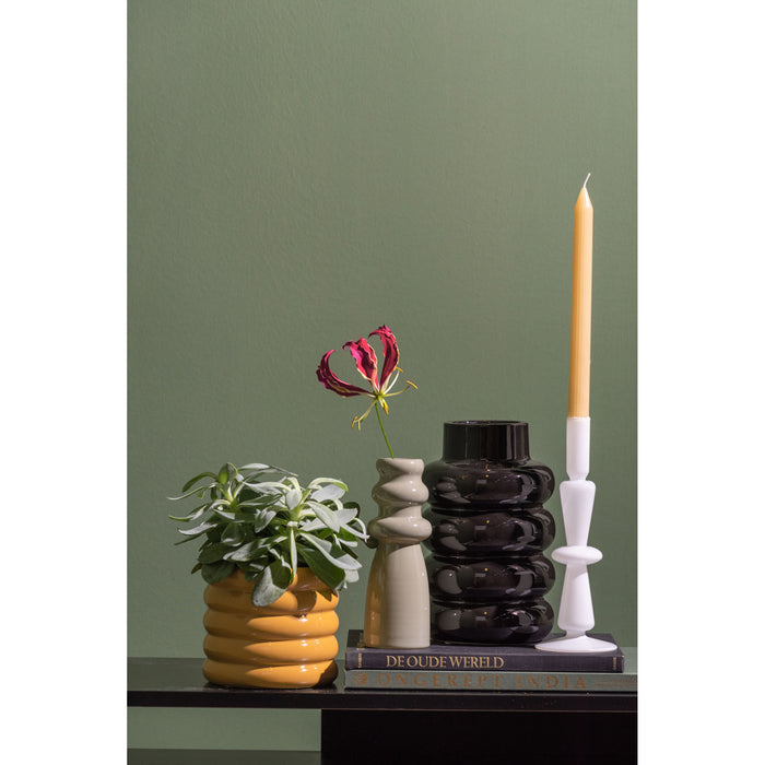 present time - Plant Pot Bobbly Glazed Large