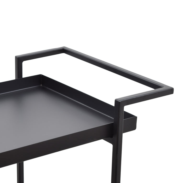 LOFT42 James Trolley Vierkant - Zwart - Metaal - 60x54x38