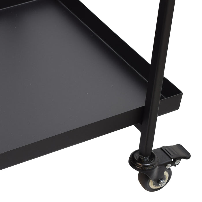 LOFT42 James Trolley Vierkant - Zwart - Metaal - 60x54x38