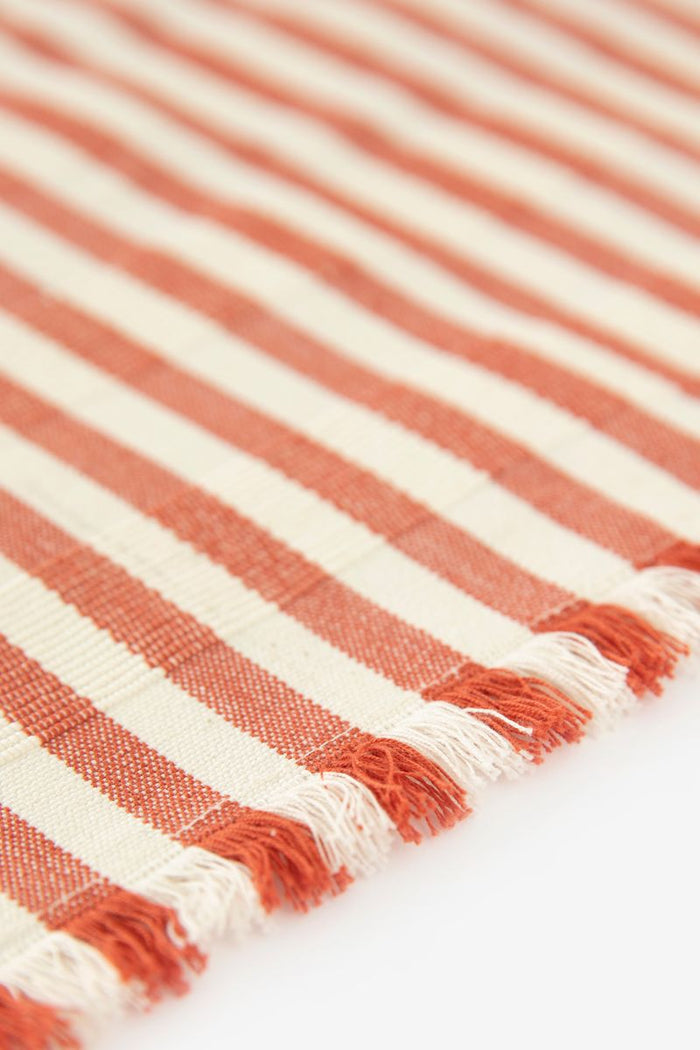 Sissy-Boy Set van 2 oranje gestreepte placemats-2st.