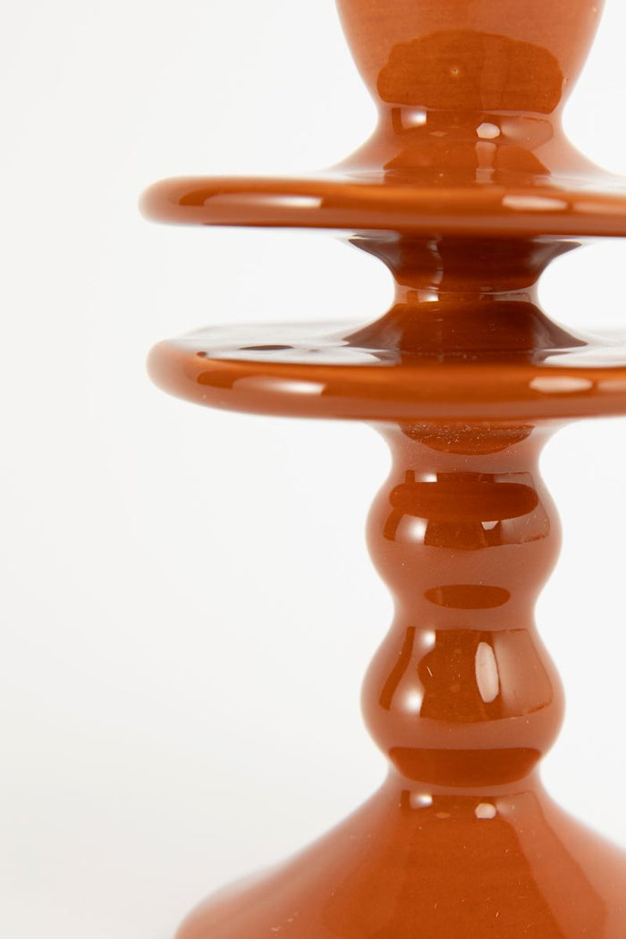 Sissy-Boy Oranje ruffle kandelaar large