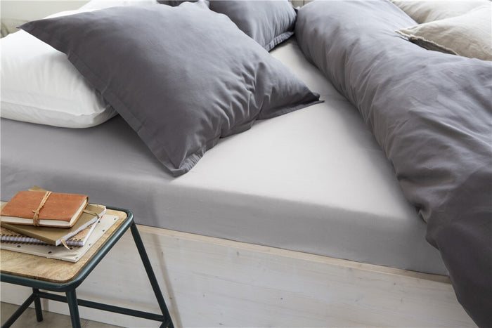 Walra - Hoeslaken Jersey Stretch - 180x220 - Grijs