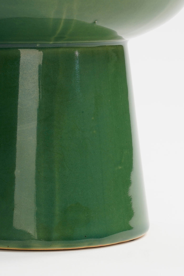 Mica Decorations Marlijn Tulpenvaas - H28 x Ø20 cm - Groen