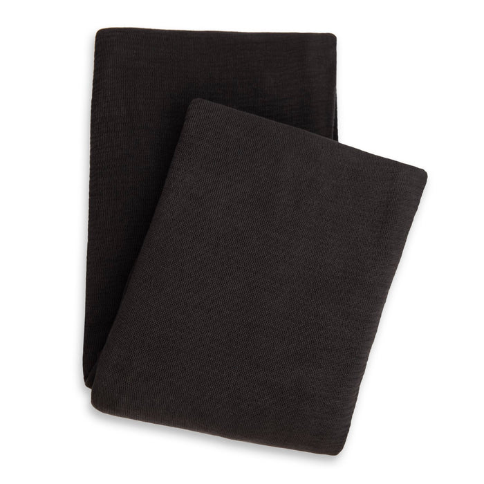 Yellow Katoen Bedsprei Plaid Ica - phantom black 140x200cm