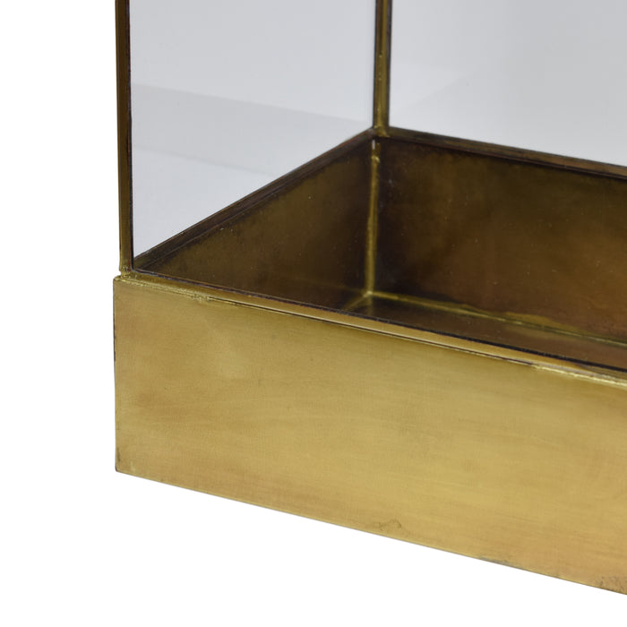 LOFT42 Liva Large Windlicht - Goud - Metaal - 30x21x30