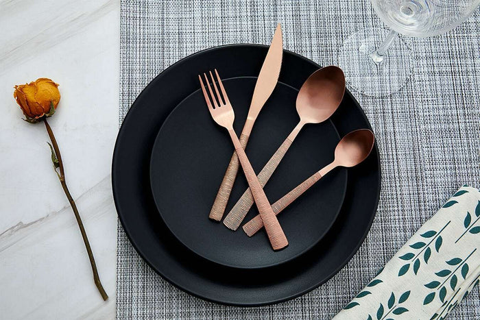 Buccan - Bestekset - Florence - 24 delig - Rosegoud