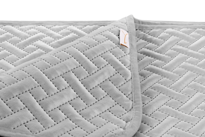 Yellow Bedsprei Audrey - ash grey